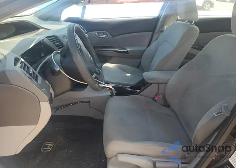 2012 Honda Civic Lx z USA, uszkodzony, nr VIN 2HGFB2F57CH565446